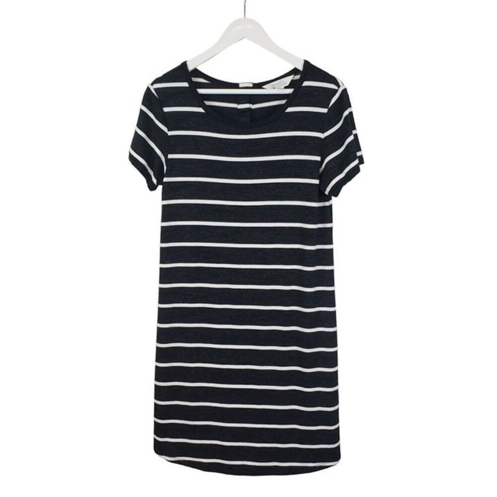 OLD Market & Spruce Britta Striped T-Shirt Mini Dress